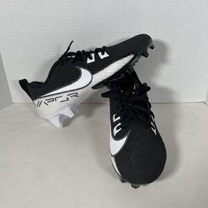 NIKE VAPOR EDGE SPEED 360 2 "FOOTBALL CLEATS" BLACK-WHITE SZ 8‎ [DA5455-001]